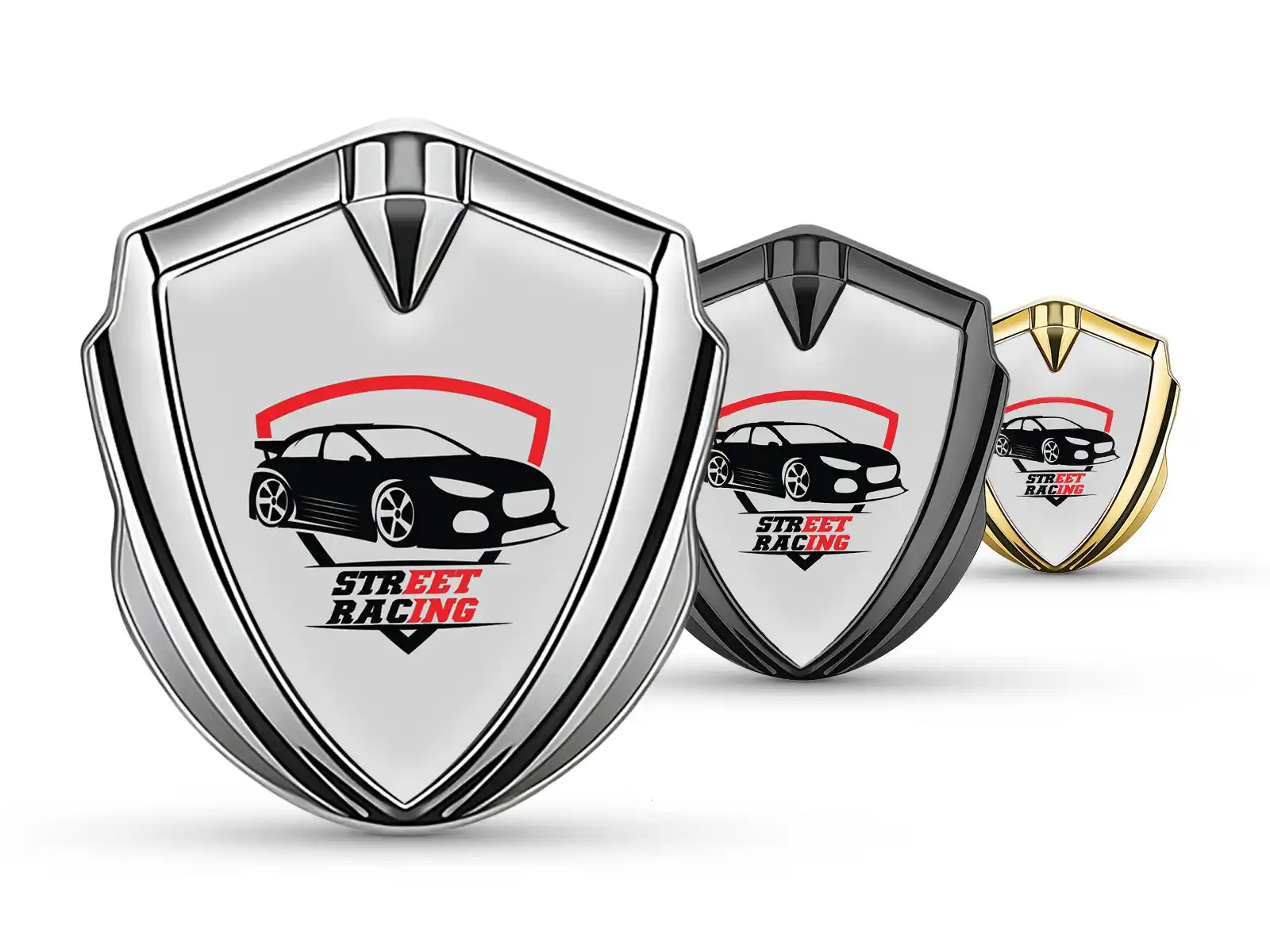 Insignia Autoadhesiva Ultimo Diseño Acero Inox